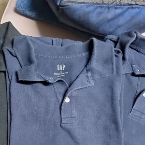 GAP Men's Dark Blue Polo Shirt